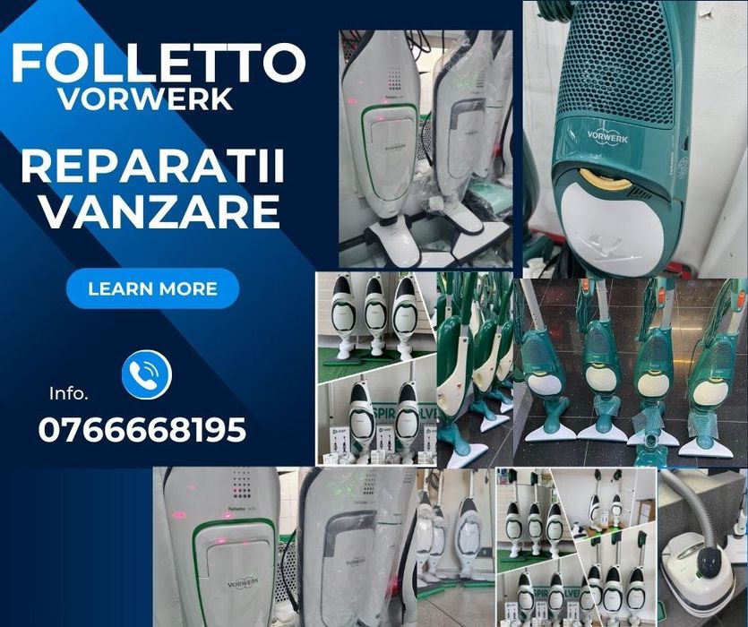 Reparatii Aspiratoare vertical Vorwerk Folletto Service