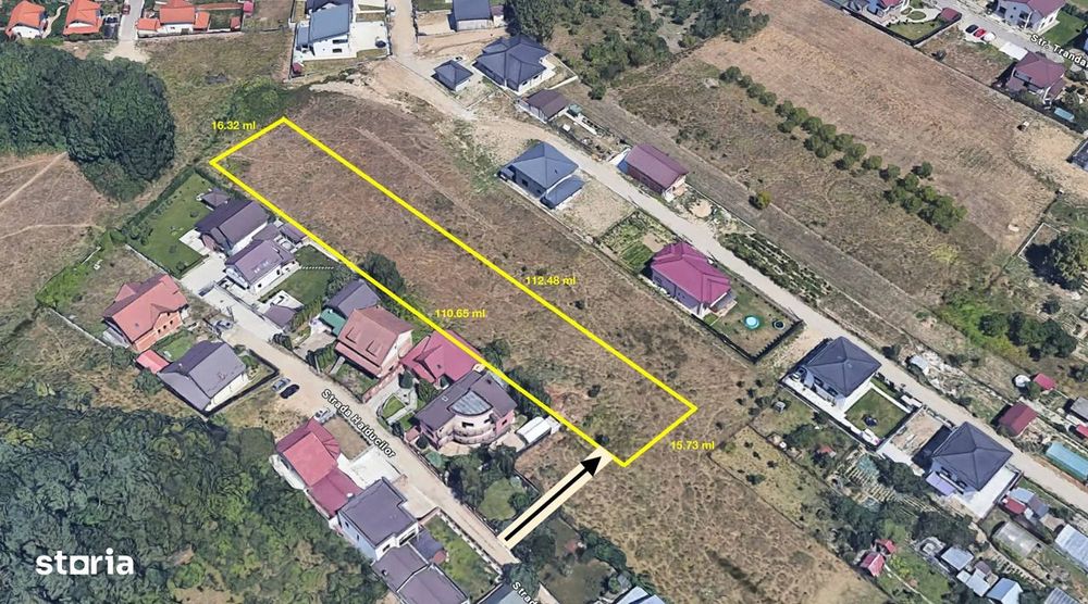 Teren intravilan 1972 mp - construibil - Bascov