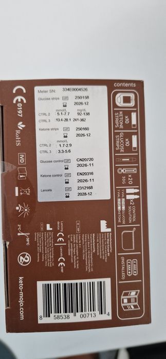 Keto Mojo aparat masurat index GKI ketone