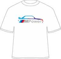 Tricou personalizat "BMW E30 - ///MPower"