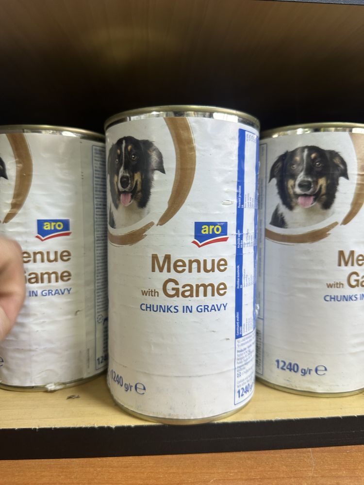 Conserve hrană pentru câini – Doar 5 lei/buc (1240g)!