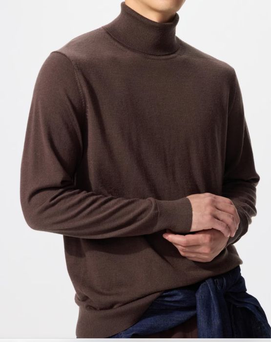 Водолазка uniqlo 100% шерсть размер Л