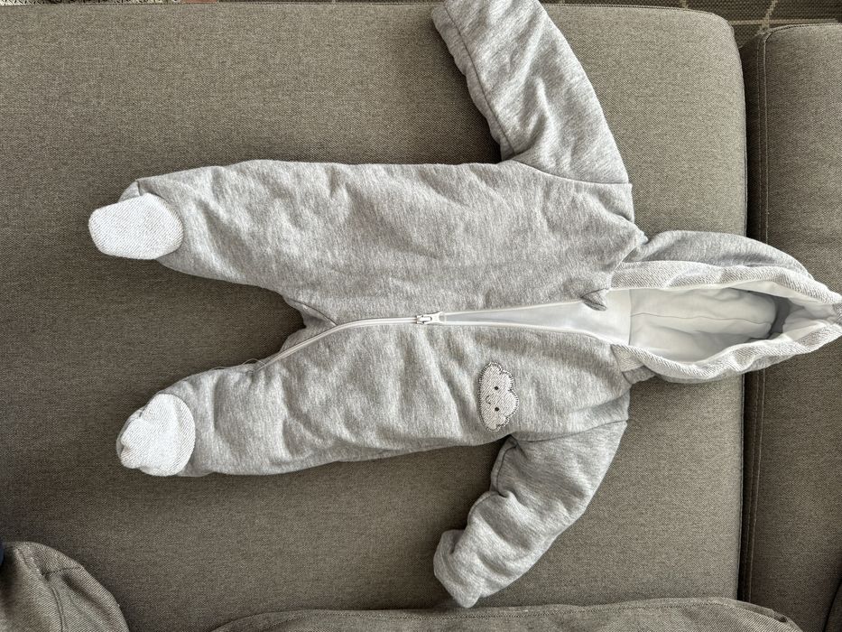 Бебешки памучен косминавт/гащеризон/ромпър