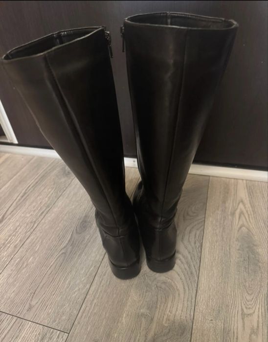 Cizme negre piele naturala