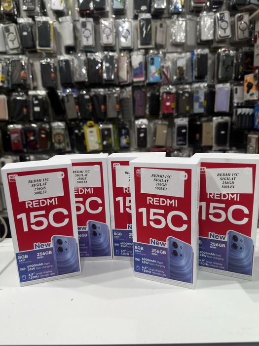 iSellStore Vâlcea: Redmi 15C Noi Sigilate - Neverlocked - 256GB