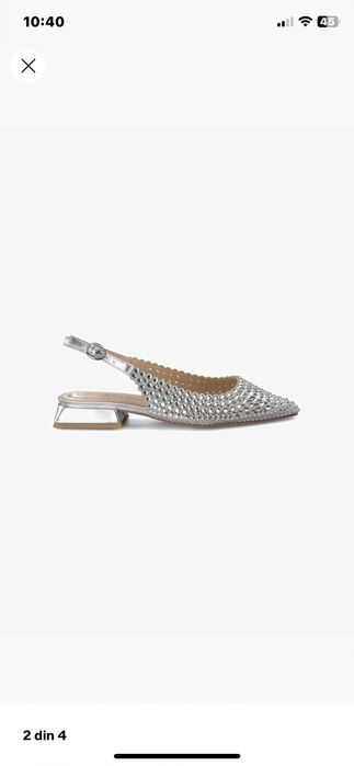 Pantofi clasici cu toc plat Alma En Pena , piele naturala