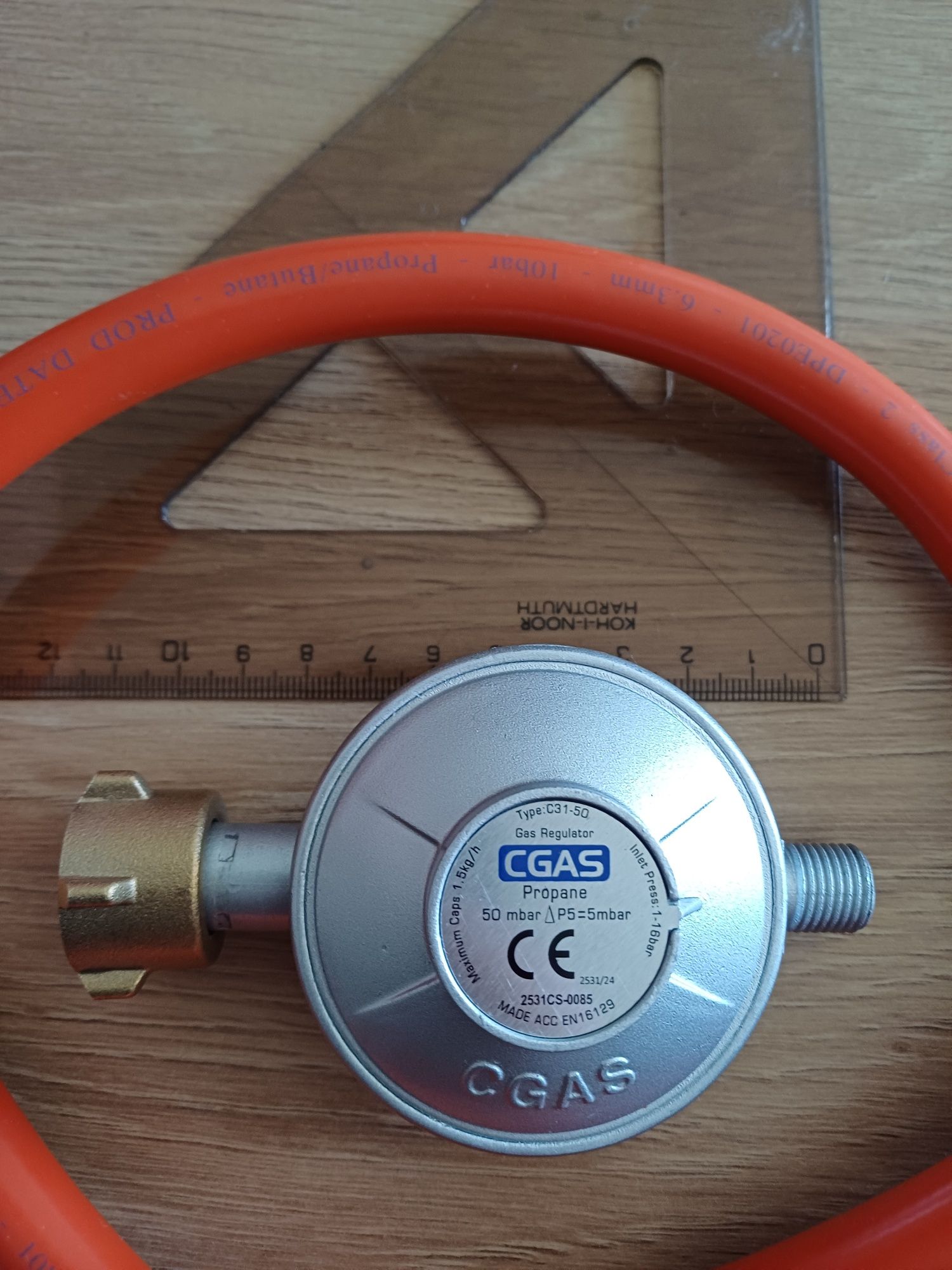 Regulator gaz GPL CGAS 50mbar - pentru plită