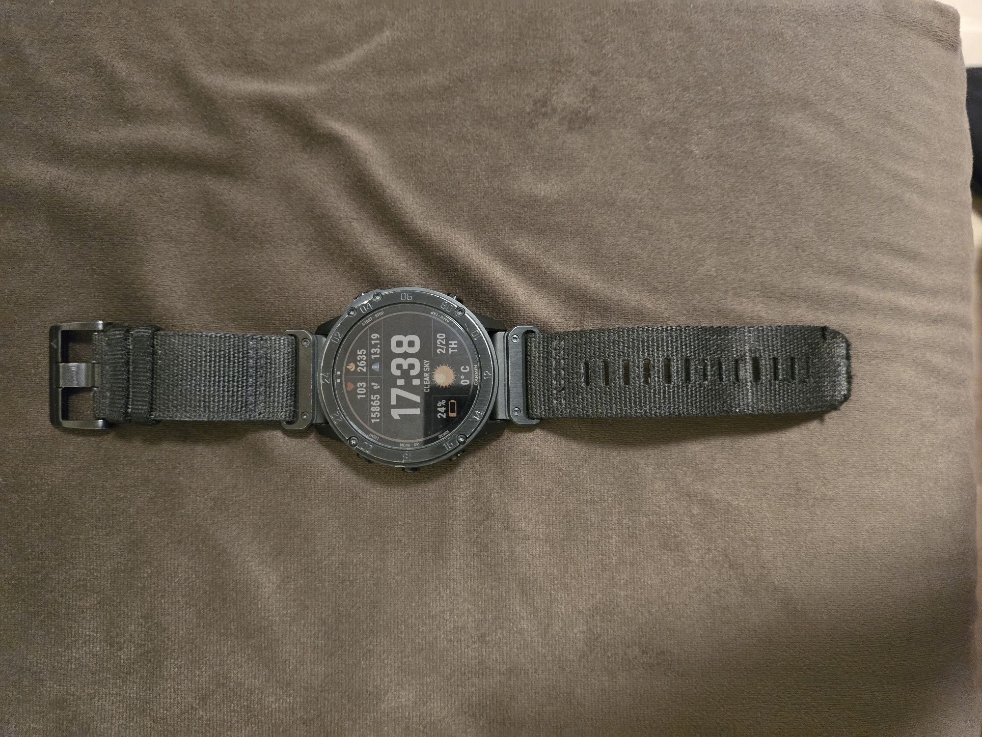 Каишка Garmin - QuickFit Nylon, tactix/fenix, 26 mm, Tactical Black