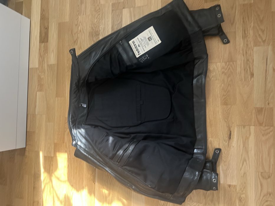 Vand geaca piele moto Helstons Trust