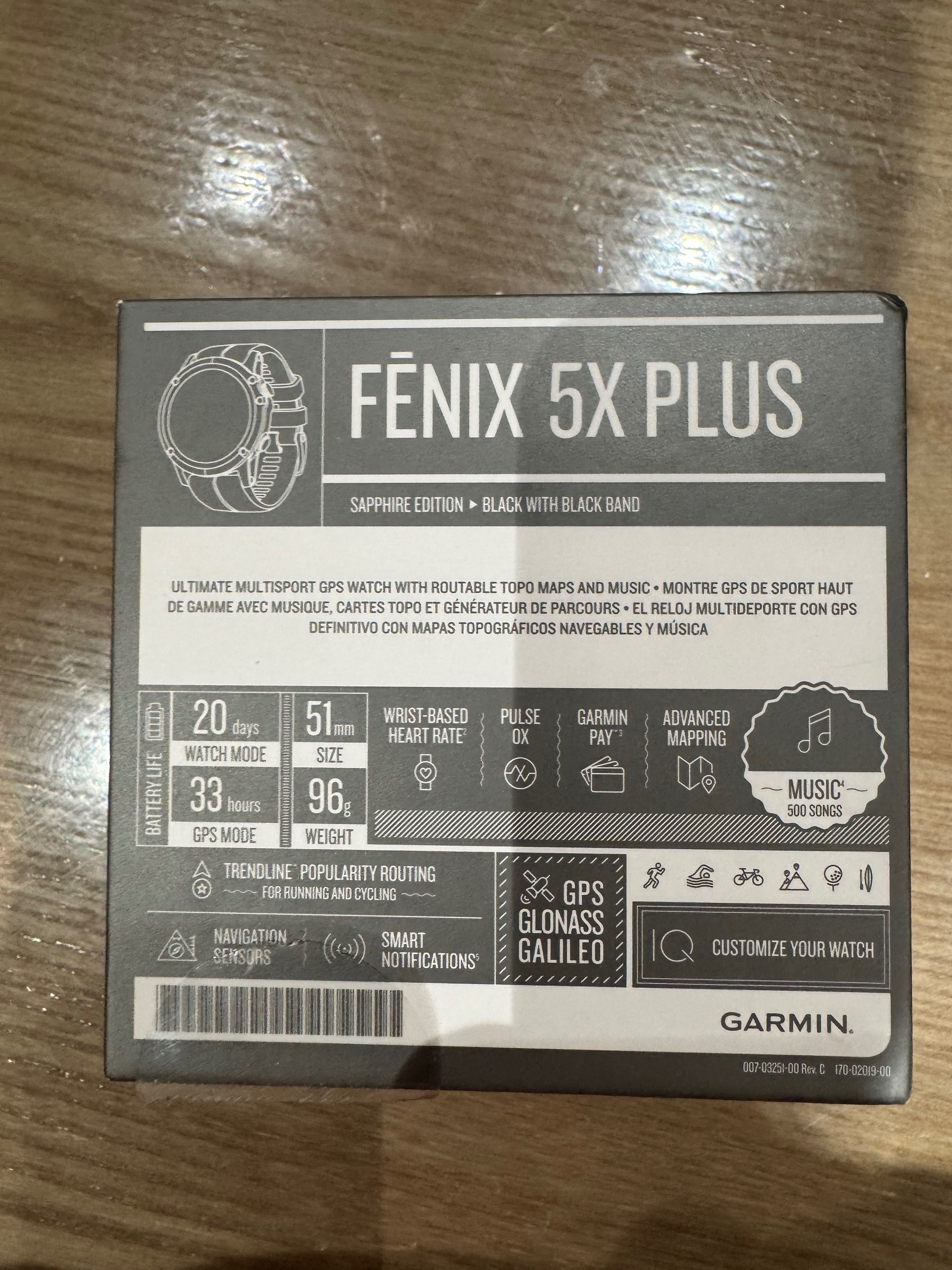 Garmin Fenix 5X plus