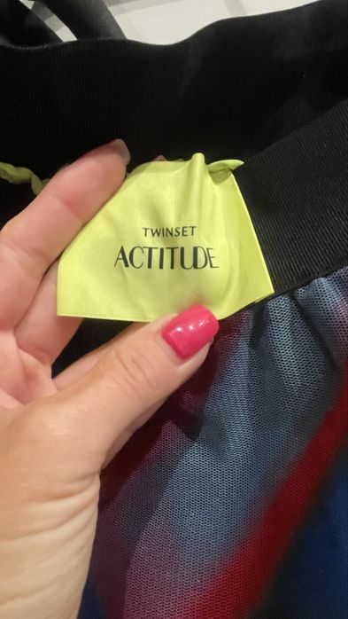 Дълга многоцветна и шармантна пола на бранда TWINSET Actitude