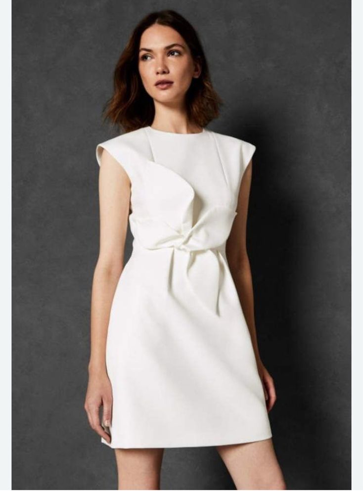 Класическа бяла рокля Ted baker