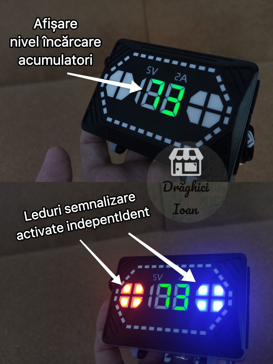 Lanterna frontala LED tip LASER PM20 ULS < 1300m+COB si SENZOR MISCARE