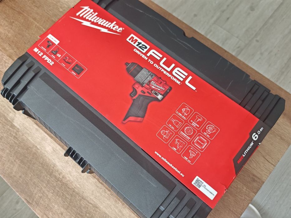 Milwaukee M12 FPD2-602x kit filetanta