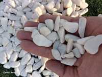 Гравий галька для клумбы размер камня 5-20 мм цена за мешок 20 кило