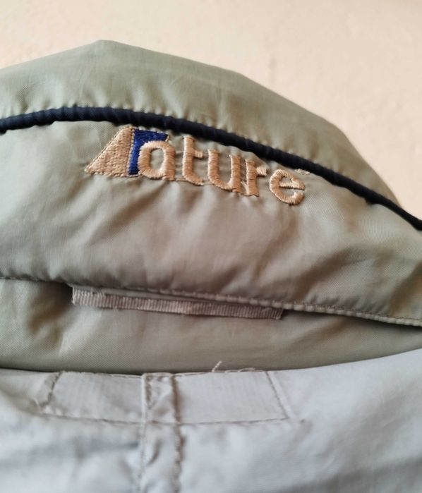 100% Оригинално дебело мъжко зимно яке с две лица и качулка ATURE!