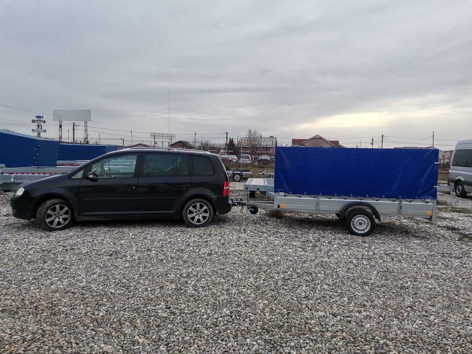 Remorca 750kg Tandem Apicola Auto Transport Platforma Auto Basculabila