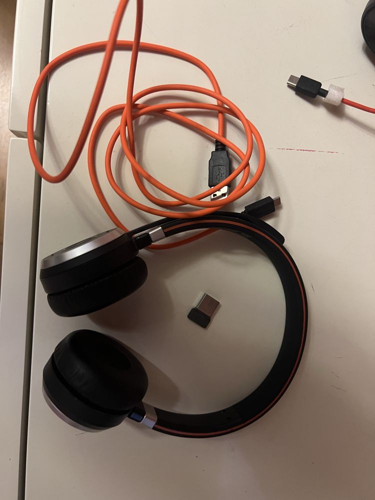 Безжични слушалки с микрофон Jabra - Evolve 65 SE MS, черни