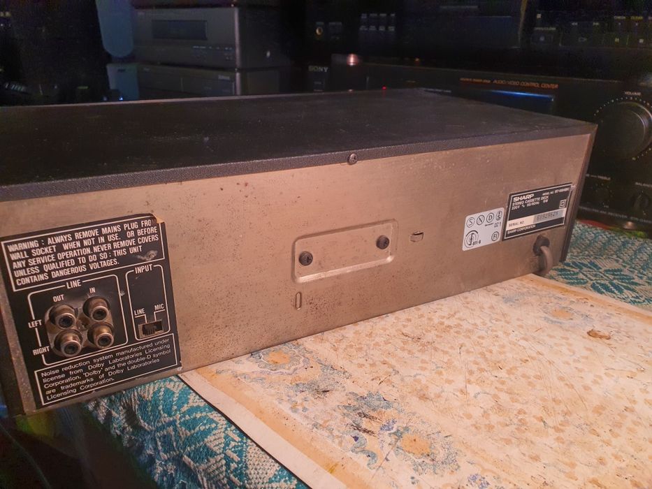 stereo casete dek sharp rt 115