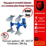 Plug agricol nou- reversibil hidraulic - Agramix