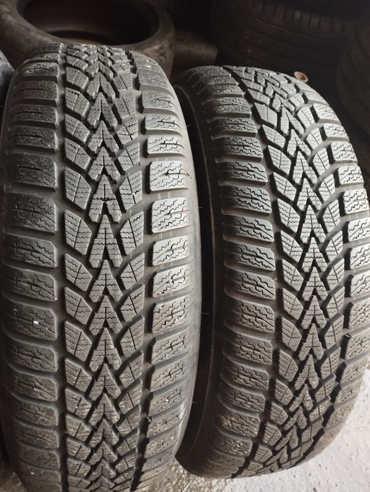 4 anvelope  semi noi 195 65 15 91T  Dunlop Iarna impecabile