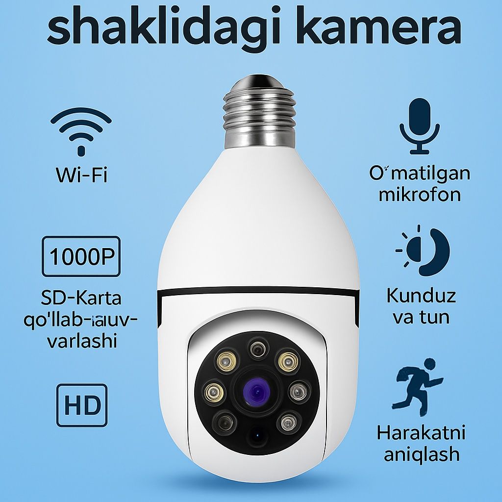 Wifi kamera - uy va ofisni online kuzatish uchun