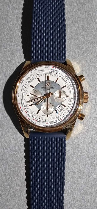 Ceas aur Breitling Transocean Unitime