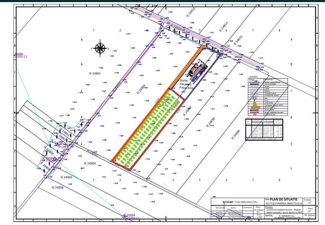 Proiecte 630MW" Reglaje Sistem Energetic, Stocare"