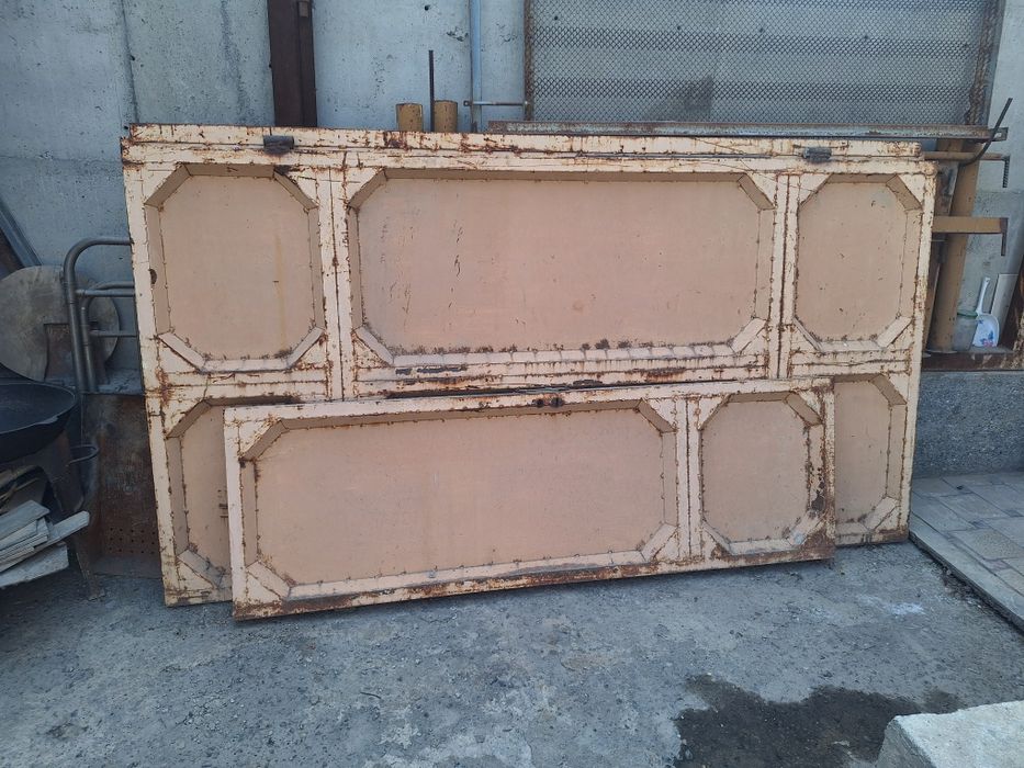 Железная ворота 2 ух створчатый. Темир дарвоза 2 канотлик