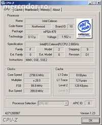 procesor Intel Celeron 4 CPU 2800 Mhz