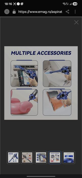 Aspirator auto batere      .