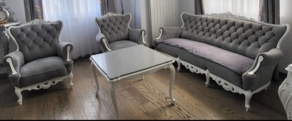 Canapea cu fotolii stil baroc