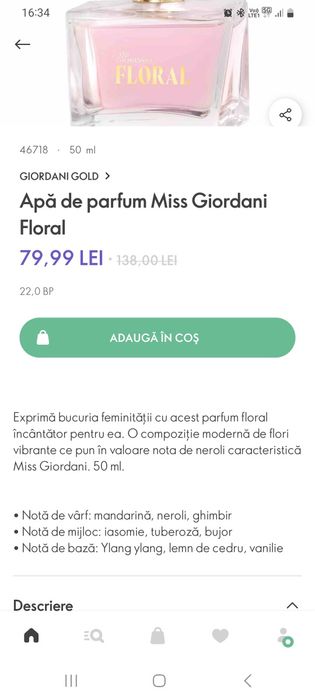 Miss Giordani floral Oriflame
