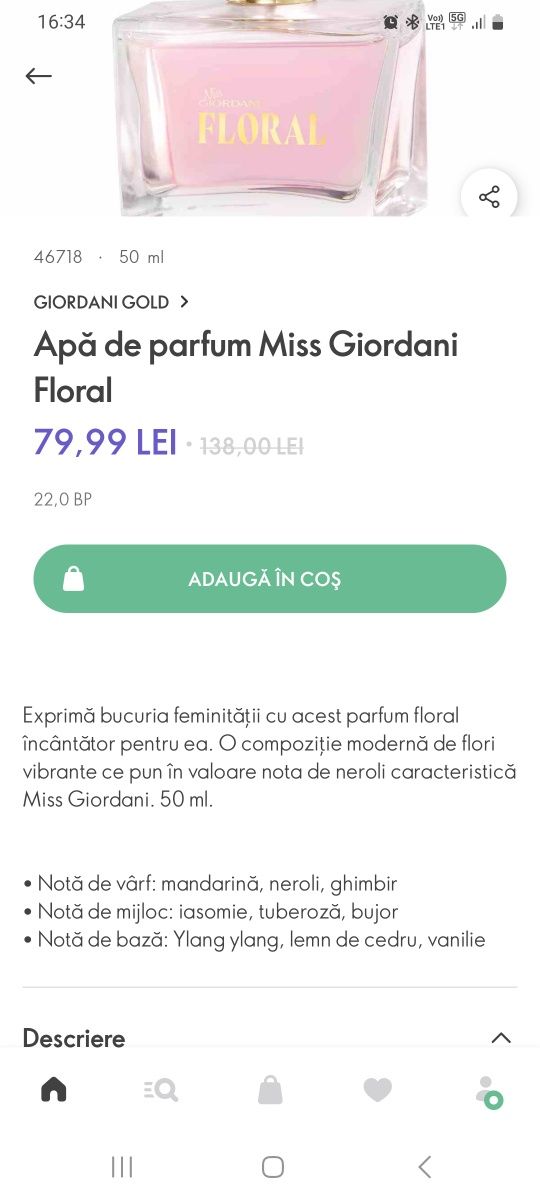 Miss Giordani floral Oriflame