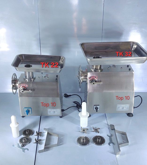 Професионална електрическа месомелачка ТК 32. Редукторна месомелачка.