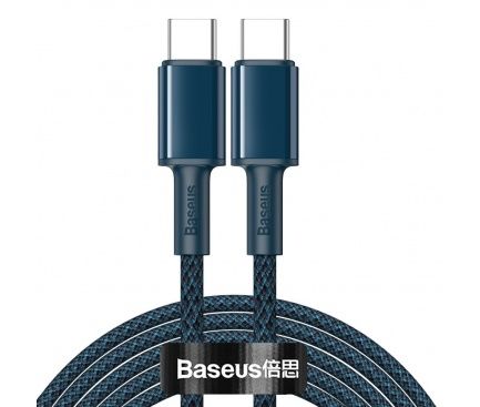 Jucarii USB Type C Baseus High Density 100W 5A 2m Blue