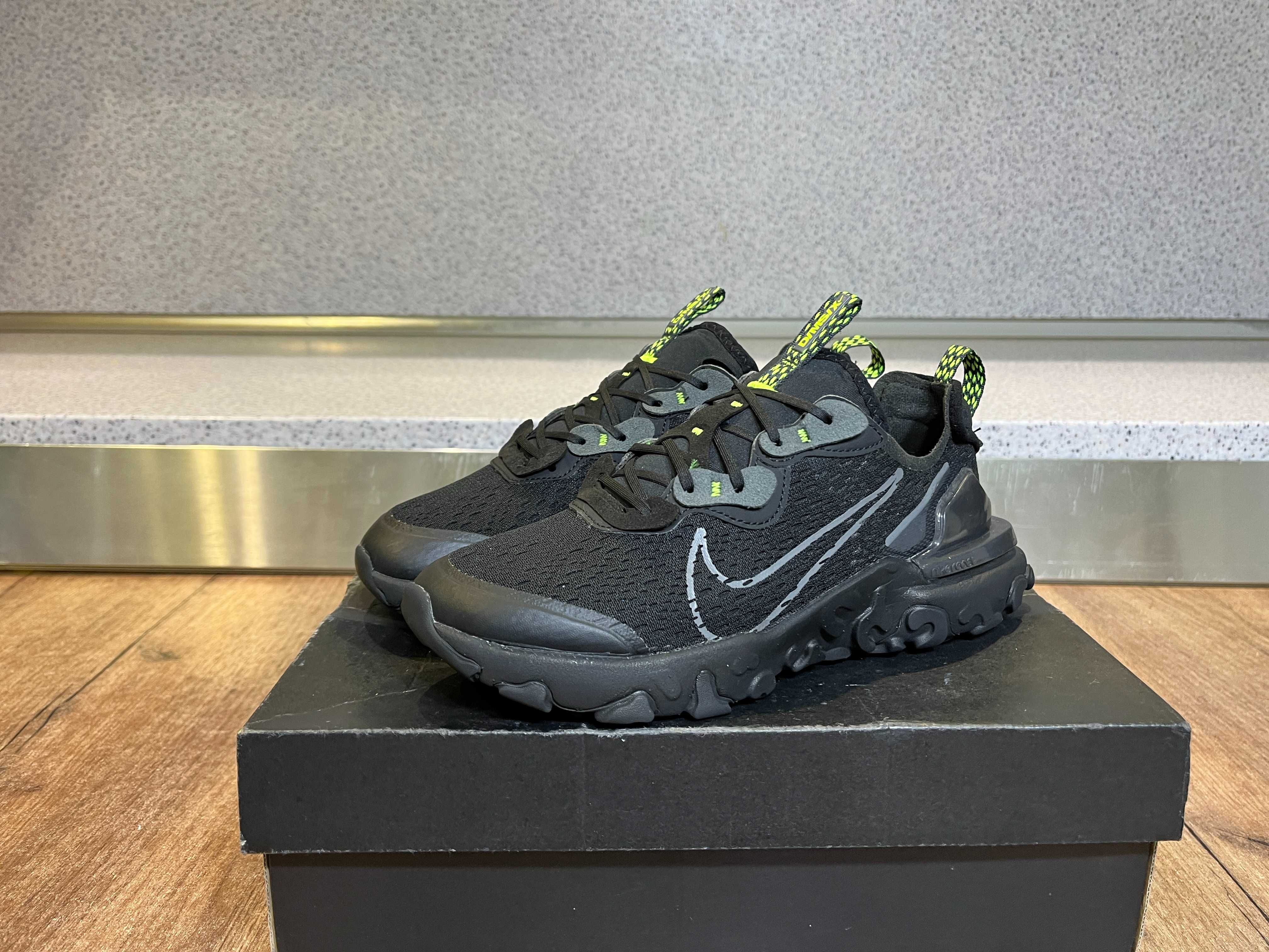 ОРИГИНАЛНИ *** Nike React Vision black/volt/dark grey