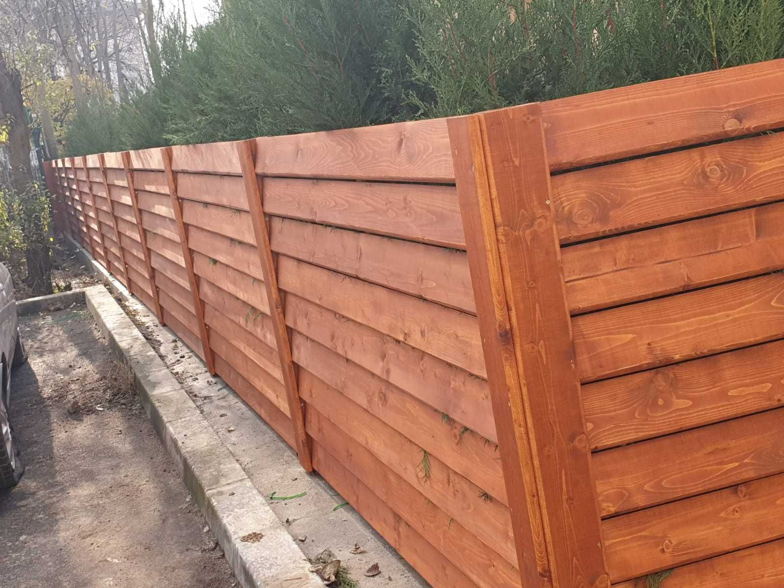 Construim garduri din sipca metalica, jaluzele, tabla, plasa si BCA