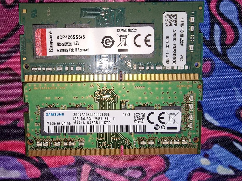8GB RAM SODIMM DDR4 2666 Mhz pentru laptop