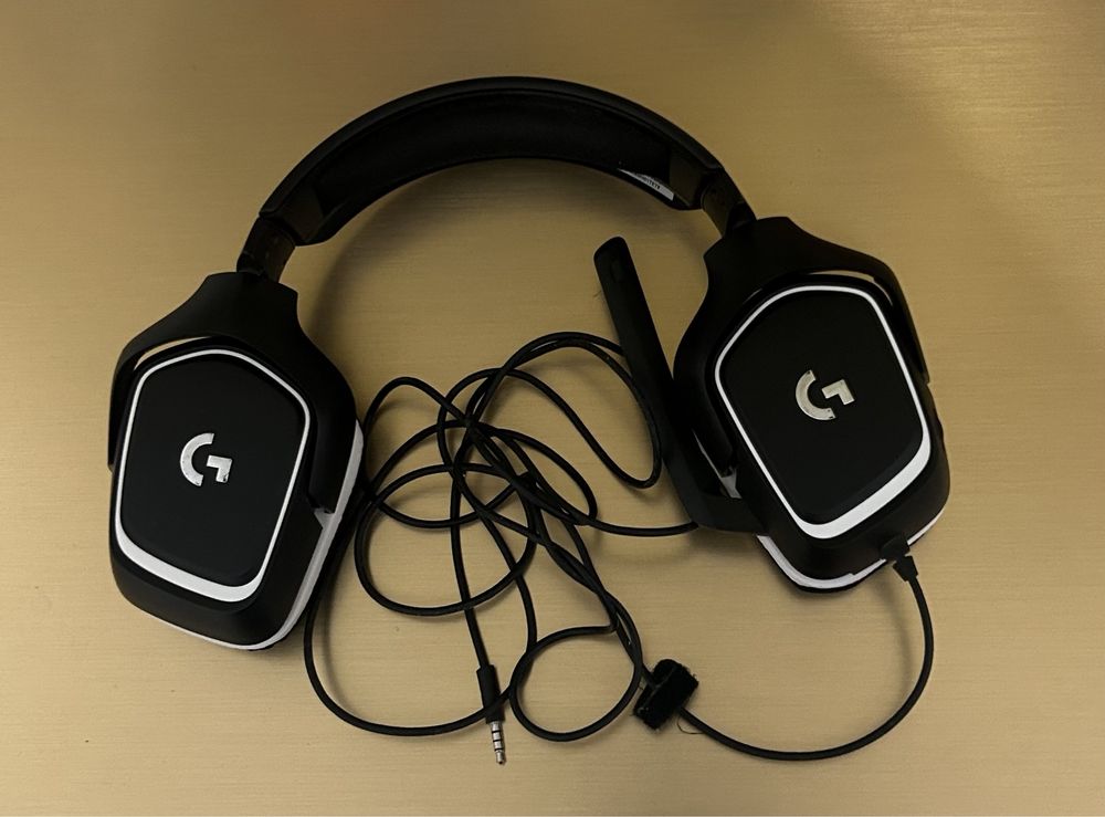 Casti Gaming LOGITECH G432, 7.1 surround, multiplatforma, 3.5mm, negru