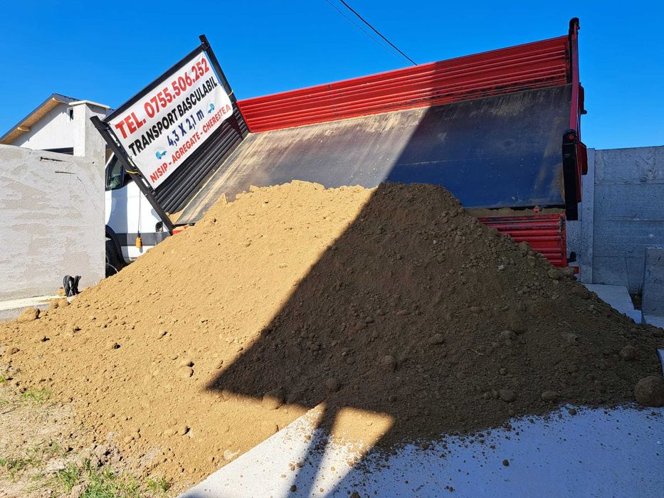 MACARA si Transport Basculabil 5 TONE , nisip, sort, pamant