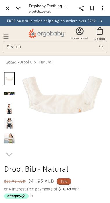 Ergobaby bib pad лигавник