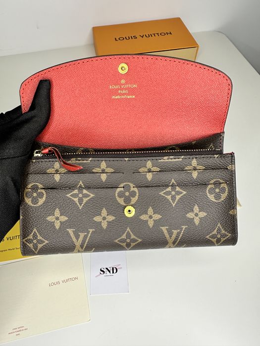 Portofel Louis Vuitton EMILIE wallet piele canvas 100% cutie inclusă 7