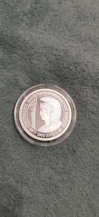 Monedă din argint  Centenarul Societăţii Numismatice Române