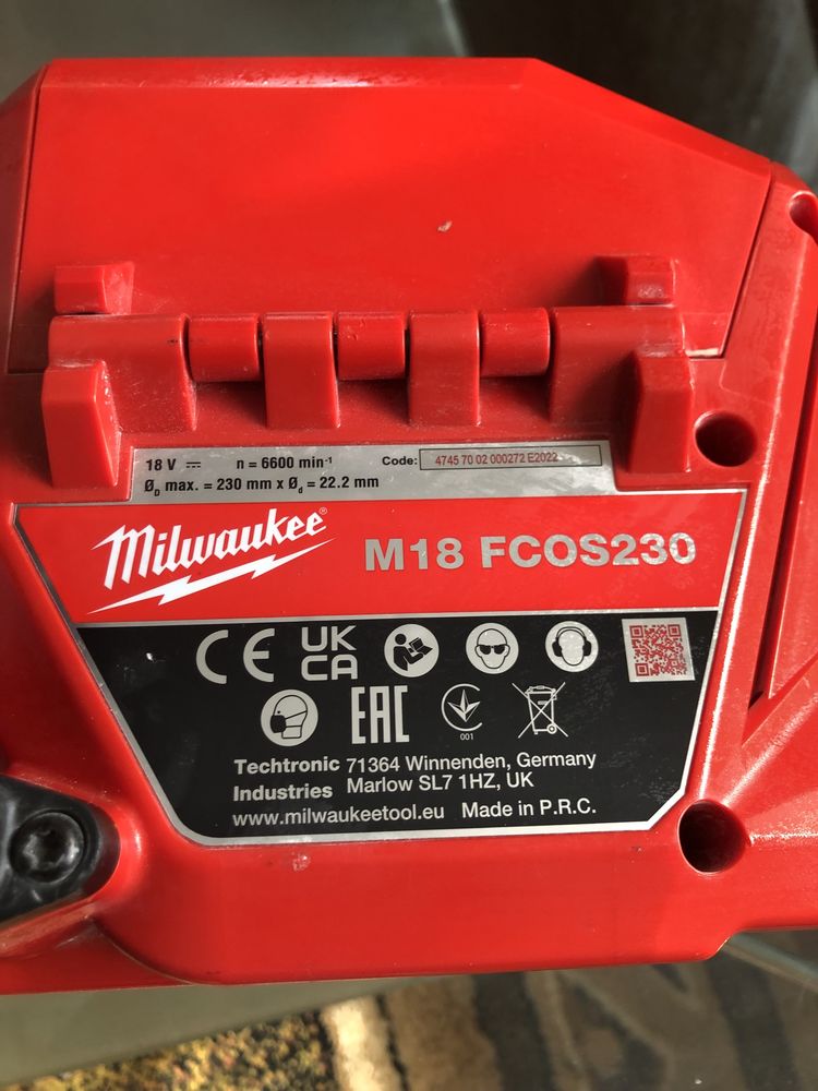 milwaukee M18 FCOS 230