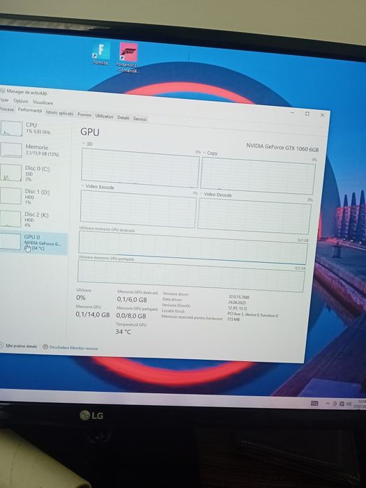Pc gaming E3-1241 (i5 7400) 16 gb ram ssd gtx1060 6gb
