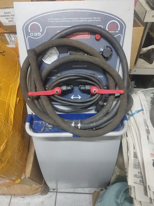 Промывка радиатора печки