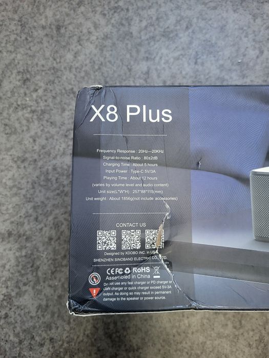 Boxa portabila  XDOBO x8 plus