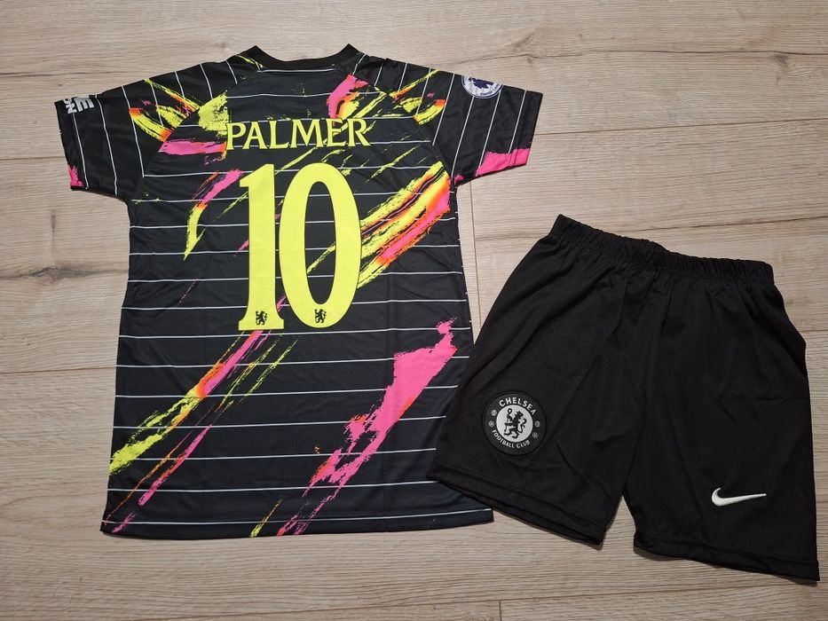 Детски флуоресцентен футболен екип на ЧЕЛСИ #Коул Палмър #10!