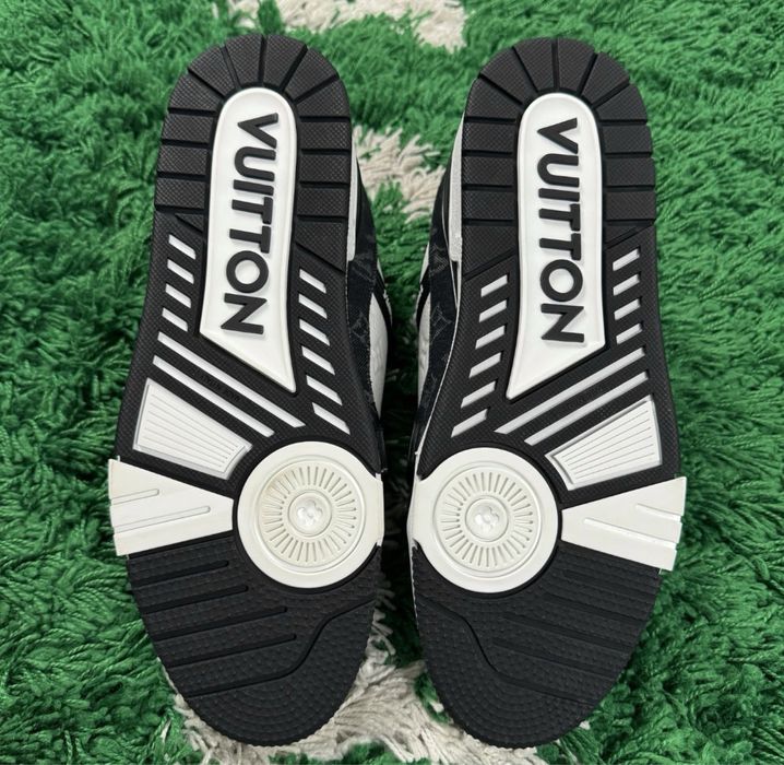 Adidasi Louis Vuitton X Black&White Denim Trainer